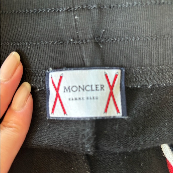 Kids Moncler Navy Tricolor Sweatpants Sz xl #0568 - Picture 7 of 9